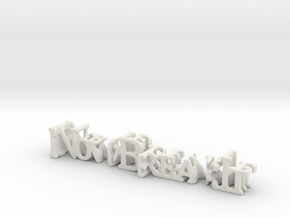 3dWordFlip: NowBreakIt/IterateIterate in White Natural Versatile Plastic