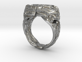 War Ring in Natural Silver: 8 / 56.75