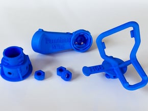 Panohero-Mini for Hero 5/6/7 in Blue Processed Versatile Plastic