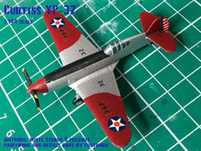 Curtiss YP-37 in White Natural Versatile Plastic: 1:144