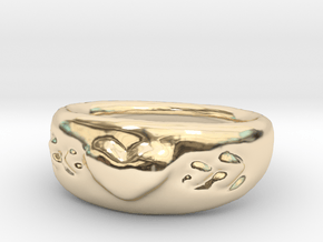Heart Ring sz8 in 14K Yellow Gold