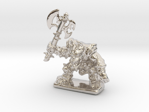 HeroQuest FrozenHorror 28mm heroic scale miniature in Rhodium Plated Brass