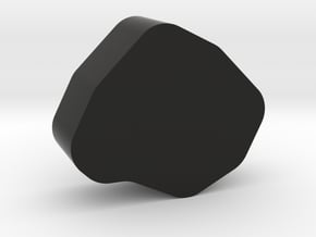 Coal Game Piece in Black Natural Versatile Plastic