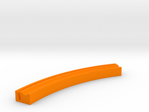Curved Playing Card Rack in Orange Processed Versatile Plastic