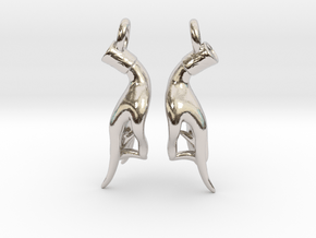 Karana Mudra V1 Earrings in Rhodium Plated Brass
