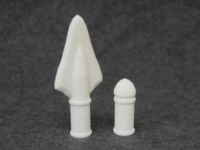 Knight's Spear - 1:3 in White Natural Versatile Plastic