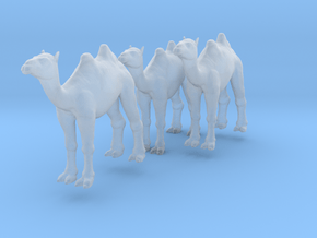 3 Kamele - 1:160 (N scale) in Tan Fine Detail Plastic