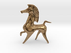 The Black Stallion Figurine  in Natural Brass