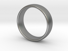 Wedding ring for male 21mm in Natural Silver