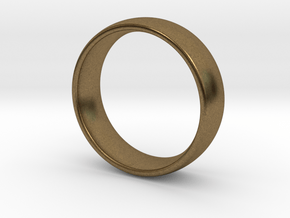 Wedding ring for male 21mm in Natural Bronze