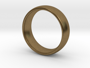 Wedding ring for male 20mm in Natural Bronze