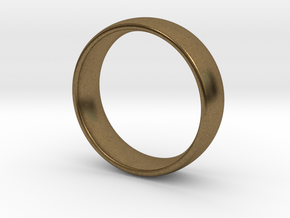 Wedding ring for male 22mm in Natural Bronze