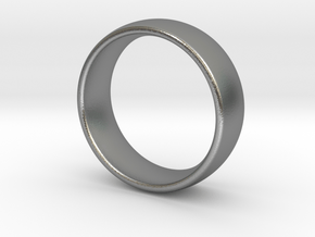 Wedding ring for male 19mm in Natural Silver