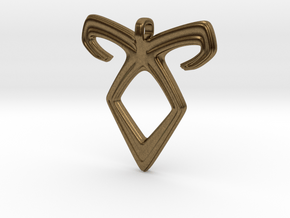 Angelic Power Pendant in Natural Bronze