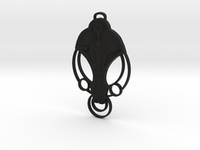 For Cardassia Festoon Pendant in Black Natural Versatile Plastic