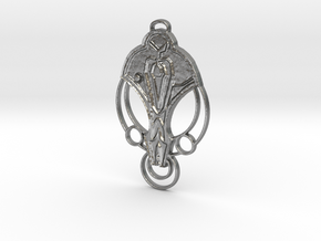For Cardassia Festoon Pendant in Natural Silver