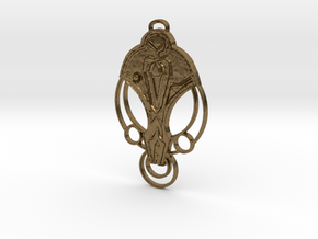 For Cardassia Festoon Pendant in Natural Bronze