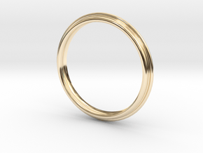 PNEUS Bangle in 14k Gold Plated Brass