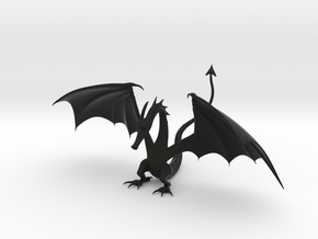Dragon in Black Natural Versatile Plastic