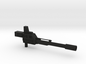 Onslaught Gun for KO OS Warbotron/Bruticus  in Black Premium Versatile Plastic