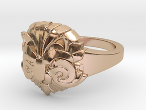 Ring of Courage in 14k Rose Gold Plated Brass: 5 / 49