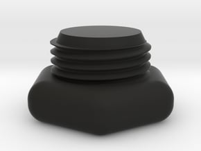 SCUBA - DIN Tank Dust Cap in Black Natural Versatile Plastic