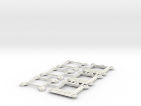 Socket AM2 CPU Bauble 3-Pack in White Natural Versatile Plastic