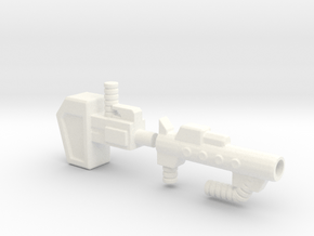 FoC OR Combiner Wars Ultra Magnus Gun OR Hammer in White Processed Versatile Plastic