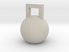 Mini Kettleball in Natural Sandstone