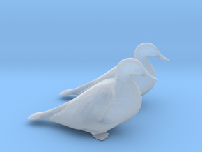 Ducks Mallard Sitting in Tan Fine Detail Plastic