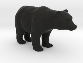 Bear in Black Natural Versatile Plastic: 1:87 - HO