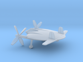 Vought XF5U-1 Flying Flapjack in Tan Fine Detail Plastic: 6mm