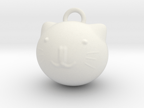 Cat A1 in White Natural Versatile Plastic: Small
