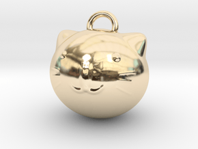 Cat A1 in 14k Gold Plated Brass: Small