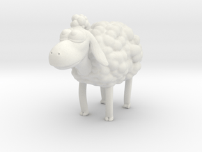 Sheepie Sheep in White Natural Versatile Plastic