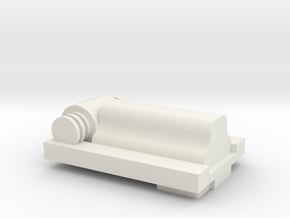 1/87 Scale CCKW Compressor in White Natural Versatile Plastic