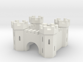 Castle in White Natural Versatile Plastic