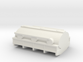 1/87 Scale M49 Fuel Tank Bed in White Natural Versatile Plastic