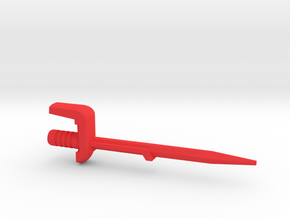 Dinobot Slash's Sword (PotP) in Red Processed Versatile Plastic: Large