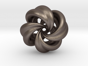 Integrable Flow (5, 4) in Polished Bronzed Silver Steel
