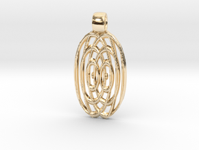 Waves  [pendant] in 14K Yellow Gold