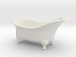 Miniature Drayton Bathtub - Victoria + Albert in White Natural Versatile Plastic: 1:12