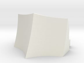 OO / HO Snowplough Type 3 Size 3 in White Natural Versatile Plastic