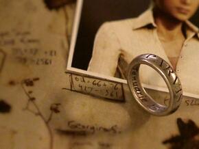 Sir Francis Drake Ring - Uncharted 3 Version in Polished Nickel Steel