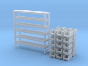 1/64 Rack Bin 2nd style in Smoothest Fine Detail Plastic