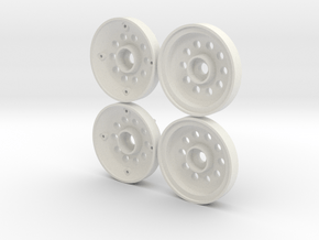 Marui Hunter/Galaxy Front Wheels in White Natural Versatile Plastic