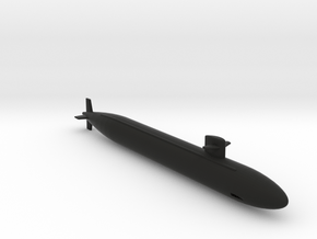 688 Los angeles class submarine for ornament in Black Natural Versatile Plastic