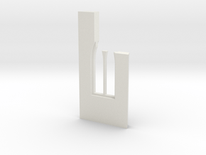 shkr043 - Teil 43 Seitenwand mit Fenster1-3 abgebr in White Natural Versatile Plastic