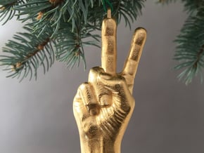2015: Peace, Baby! in Polished Brass