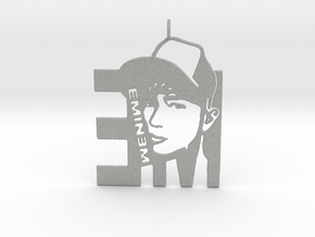 Eminem Pendant - 3D Jewelery - Eminem Fan Pendant in Aluminum
